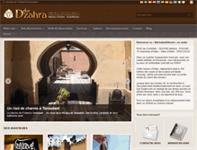 Tablet Screenshot of dzahra.com